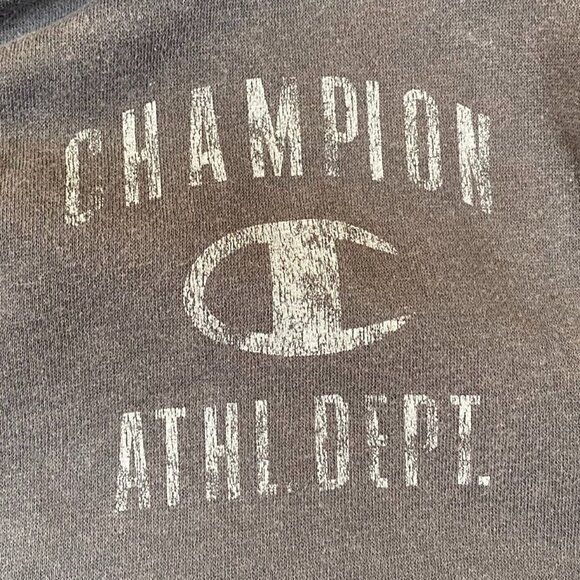 Champion Mens Hoodie Sweatshirt Medium Full Zip Activewear Classic Pockets Gray - Picture 6 of 11